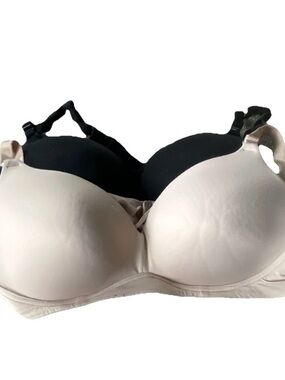 torrid Black and Nude Molded T-Shirt Bras Duo